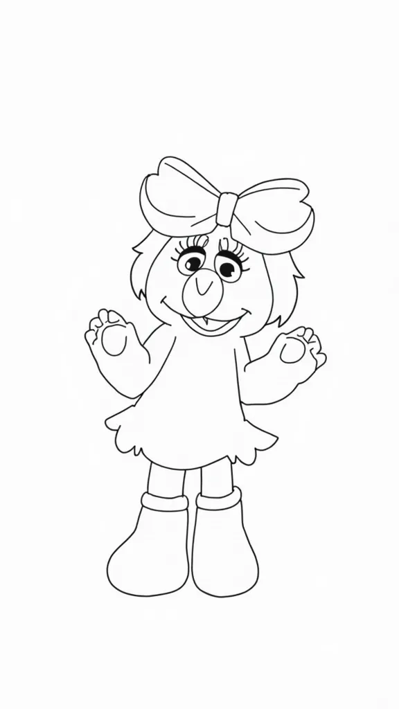 abby sesame street coloring pages